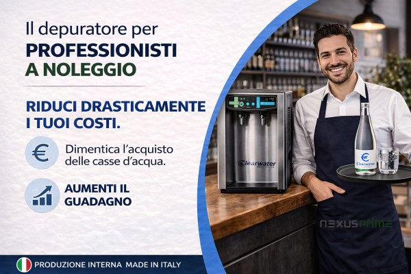 Depuratore d'acqua per professionisti