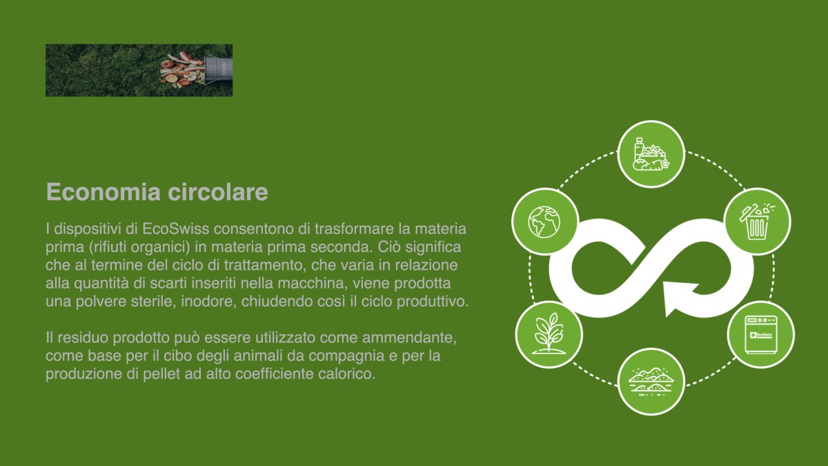 EFR EcoSwiss – Sistema professionale per la trasformazione degli scarti organici in materia prima seconda - Asset
