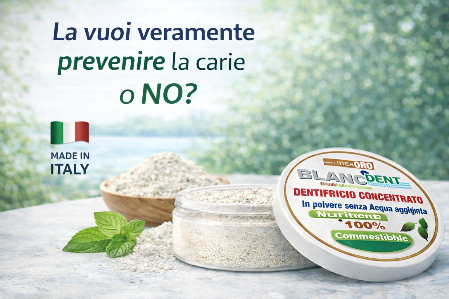 Blancodent - Il dentifricio naturale e 100% commestibile